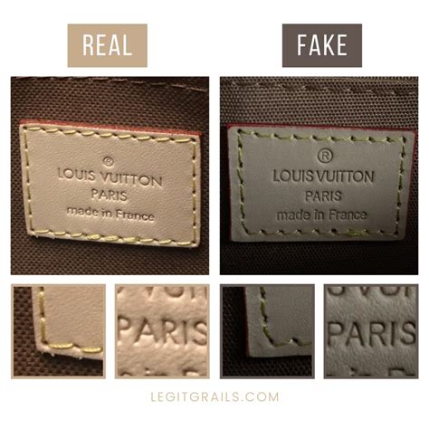 spot fake vs real louis vuitton|authentic Louis Vuitton label.